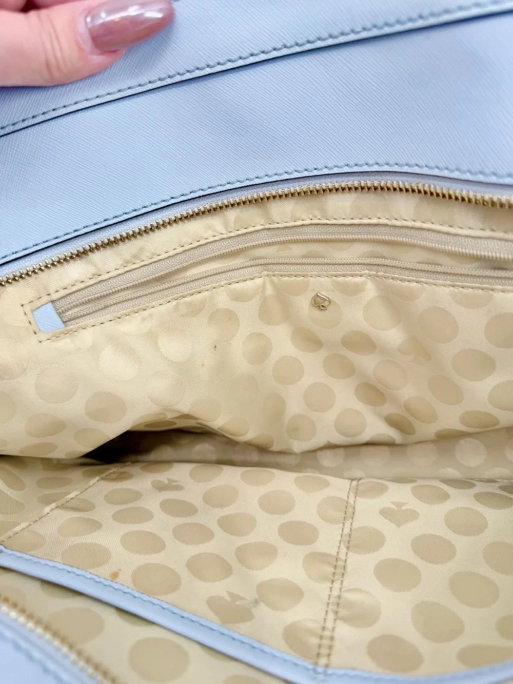 KATE SPADE New York Cedar Street Medium Harmony Tote And Wallet Set Powder Blue